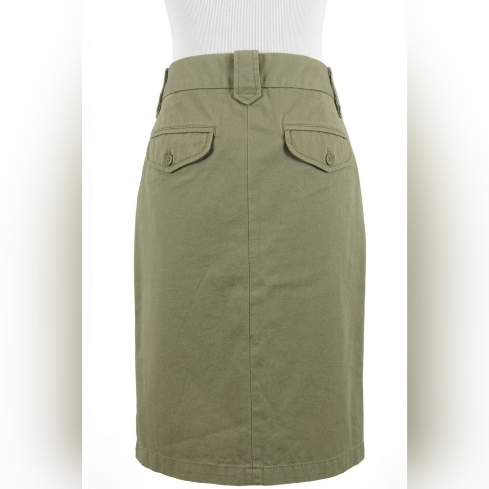 NWT GAP Olive Green High-Waist Pencil Skirt - Picture 2 of 5